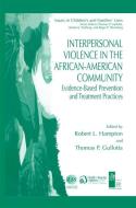 Interpersonal Violence in the African-American Community edito da Springer US