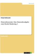 Fitnessökonomie. Eine Einsendeaufgabe zum Modul Marketing 1 di Patryk Rutkowski edito da GRIN Verlag