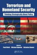 Terrorism and Homeland Security edito da Taylor & Francis Inc