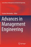 Advances In Management Engineering edito da Springer International Publishing Ag