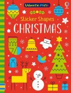 Sticker Shapes Christmas di Sam Smith edito da Usborne Publishing Ltd