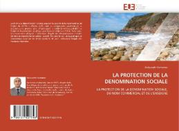 LA PROTECTION DE LA DENOMINATION SOCIALE di Abdourofe Numonov edito da Editions universitaires europeennes EUE