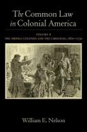 Common Law in Colonial America, Volume II: The Middle Colonies and the Carolinas, 1660-1730 di William E. Jr. Nelson edito da OXFORD UNIV PR