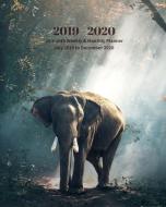 2019 - 2020 18 Month Weekly & Monthly Planner July 2019 to December 2020: Elephant Sunny Jungle Wildlife Nature Vol. 5mo di Dazzle Book Press edito da INDEPENDENTLY PUBLISHED