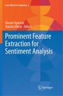 Prominent Feature Extraction for Sentiment Analysis di Basant Agarwal, Namita Mittal edito da Springer International Publishing