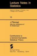 Contributions to a General Asymptotic Statistical Theory di J. Pfanzagl edito da Springer New York