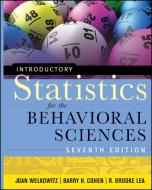 Introductory Statistics for the Behavioral Sciences di Joan Welkowitz edito da John Wiley & Sons