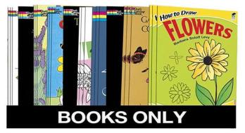 Coloring Book Flowers Replen Pack 50 Bks di Dover edito da Dover Publications