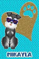 Schnauzer Life Mikayla: College Ruled Composition Book Diary Lined Journal Blue di Foxy Terrier edito da INDEPENDENTLY PUBLISHED