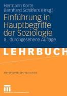 Einfuhrung In Hauptbegriffe Der Soziologie edito da Springer Fachmedien Wiesbaden