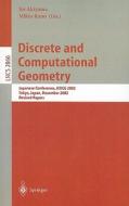 Discrete and Computational Geometry edito da Springer Berlin Heidelberg