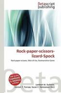 Rock-Paper-Scissors-Lizard-Spock edito da Betascript Publishing