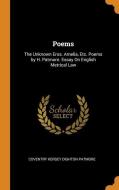 Poems di Coventry Kersey Dighton Patmore edito da Franklin Classics Trade Press