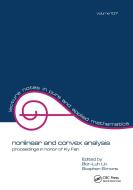 Nonlinear and Convex Analysis di Lin edito da Taylor & Francis Inc