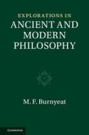Explorations In Ancient And Modern Philosophy (Vols 3-4 2-Volume Set) 2 Volumes Hardback Set di Myles Burnyeat edito da Cambridge University Press