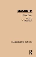Macbeth edito da Taylor & Francis Ltd