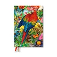 Tropical Garden (Nature Montages) Midi 12-month Horizontal Hardback Dayplanner 2025 (Elastic Band Closure) di Paperblanks edito da Little, Brown Book Group