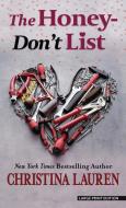 The Honey-Don't List di Christina Lauren edito da THORNDIKE PR