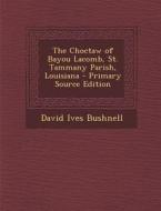 The Choctaw of Bayou Lacomb, St. Tammany Parish, Louisiana - Primary Source Edition di David Ives Bushnell edito da Nabu Press