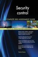 Security control Complete Self-Assessment Guide di Gerardus Blokdyk edito da 5STARCooks