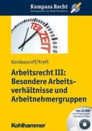 Arbeitsrecht III: Besondere Arbeitsverhaltnisse Und Arbeitnehmergruppen di Katrin Kandaouroff, Matthias Kreft edito da Kohlhammer
