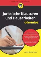 Juristische Klausuren Und Hausarbeiten Fur Dummies di Derya Aksoy, Achim Zimmermann edito da Wiley-VCH Verlag GmbH