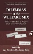 Dilemmas of the Welfare Mix di Ugo Ascoli edito da Springer US