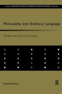 Philosophy and Ordinary Language di Oswald Hanfling edito da Taylor & Francis Ltd