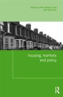 Housing, Markets And Policy di Malpass Peter edito da Taylor & Francis Ltd