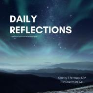Daily Reflections: Therapeutic Gratitude Practice for Teens di Kristin T. Petrucci edito da LULU PR