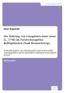 Die Nahrung von Graugänsen Anser anser (L., 1758) im Naturschutzgebiet Riddagshausen (Stadt Braunschweig) di Inken Hegewald edito da Diplom.de