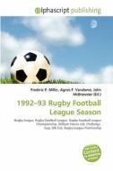 1992-93 Rugby Football League Season edito da Betascript Publishing
