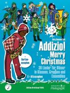 Addizio! Merry Christmas "36 Weihnachtslieder für Bläser in Klassen, Gruppen, Ensembles", Altsaxophon in Es (+ Baritonsa di Jörg Sommerfeld edito da Breitkopf & Härtel