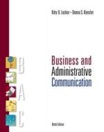 Business And Administrative Communication di #Locker,  Kitty O. Kienzler,  Donna S. edito da Mcgraw-hill Education - Europe