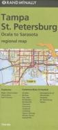 Rand McNally Tampa/St. Petersburg, Florida Regional Map: Ocala to Sarasota edito da Rand McNally