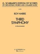 Symphony No. 3 (in 1 Movement): Study Score No. 22 di Harris Roy edito da G SCHIRMER