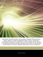 English Tax Resisters, Including: Robert di Hephaestus Books edito da Hephaestus Books