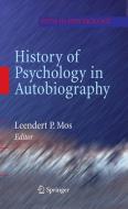 History of Psychology in Autobiography edito da Springer-Verlag New York Inc.