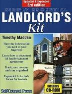 Simply Essential Landlord's Kit [With CDROM] di Timothy Madden edito da Self-Counsel Press