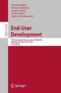 End-User Development edito da Springer International Publishing