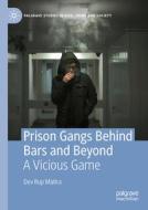 Prison Gangs Behind Bars and Beyond di Dev Rup Maitra edito da Springer International Publishing