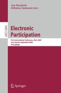 Electronic Participation edito da Springer-Verlag GmbH