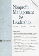 Nonprofit Management & Leadership, Volume 19, Number 1 di Roger A. Lohmann edito da JOSSEY BASS