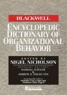 BWEncy Dict Organiz Behavior C di Nicholson, Schuler, van de Ven edito da John Wiley & Sons