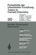 Nuclear Quadrupole Resonance di E. A. C. Lucken edito da Springer Berlin Heidelberg