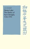 Stone Lake di Chengda Fan, J. D. Schmidt edito da Cambridge University Press