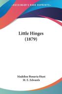 Little Hinges (1879) di Madeline Bonavia Hunt edito da Kessinger Publishing