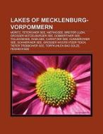 Lakes of Mecklenburg-Vorpommern di Books Llc edito da Books LLC, Reference Series