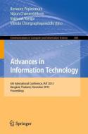 Advances in Information Technology edito da Springer-Verlag GmbH