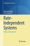 Rate-Independent Systems di Alexander Mielke, Tomas Roubicek edito da Springer-Verlag New York Inc.